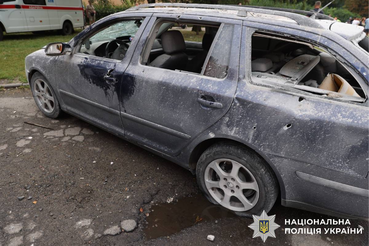 На фото наслідки ворожого обстрілу
