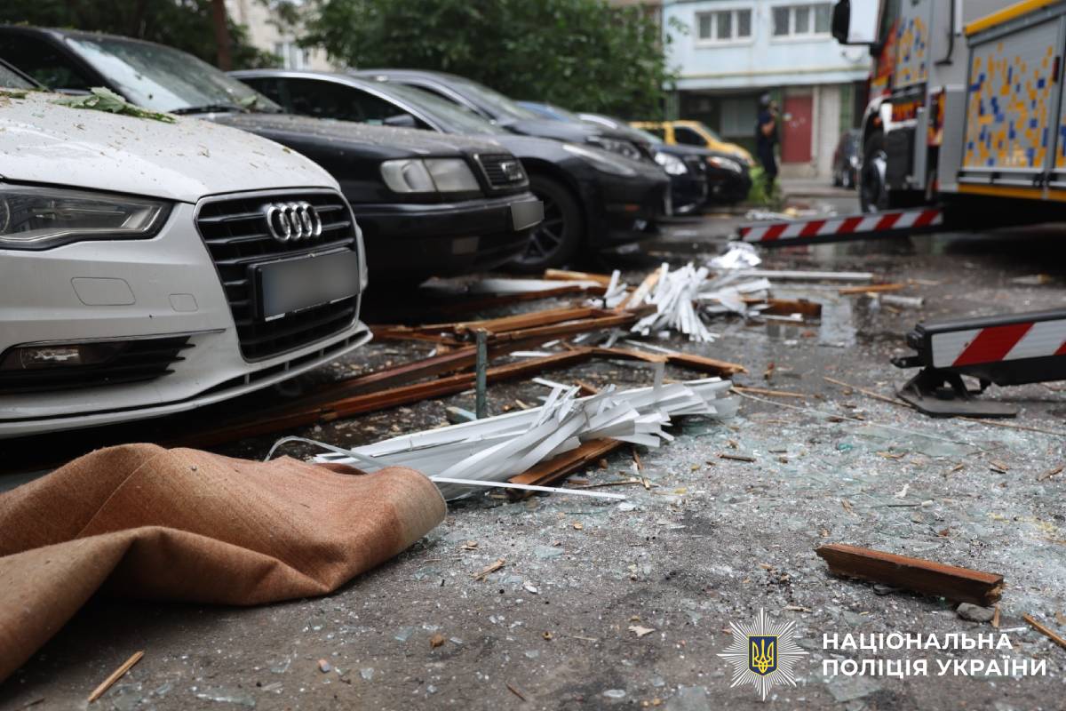 На фото наслідки ворожого обстрілу