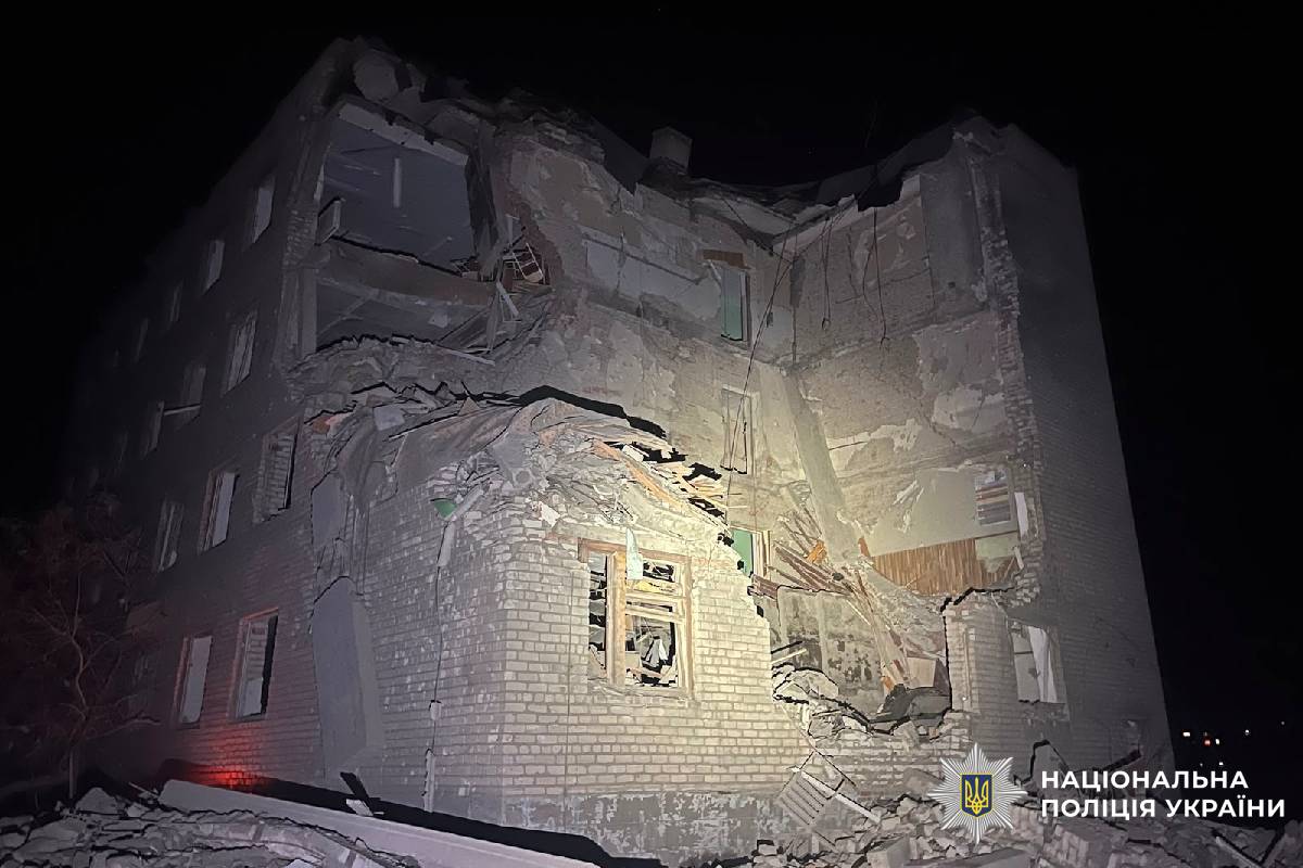 На фото наслідки ворожого обстрілу