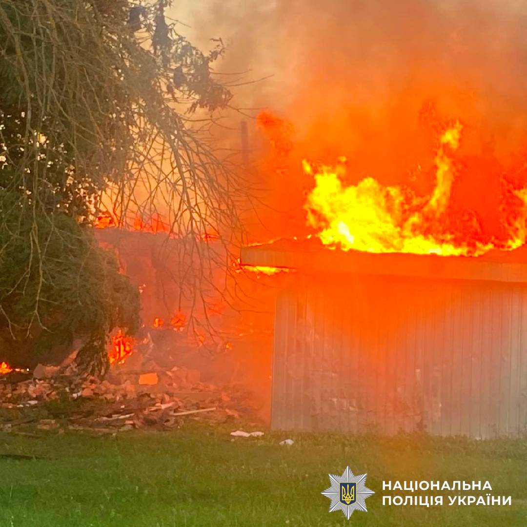 На фото наслідки ворожого обстрілу