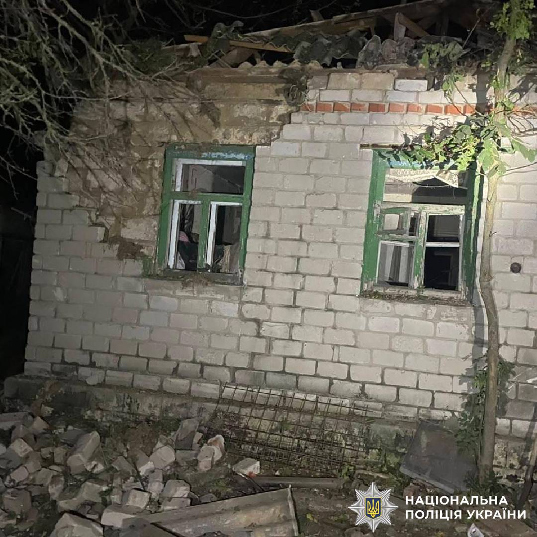 На фото наслідки ворожого обстрілу