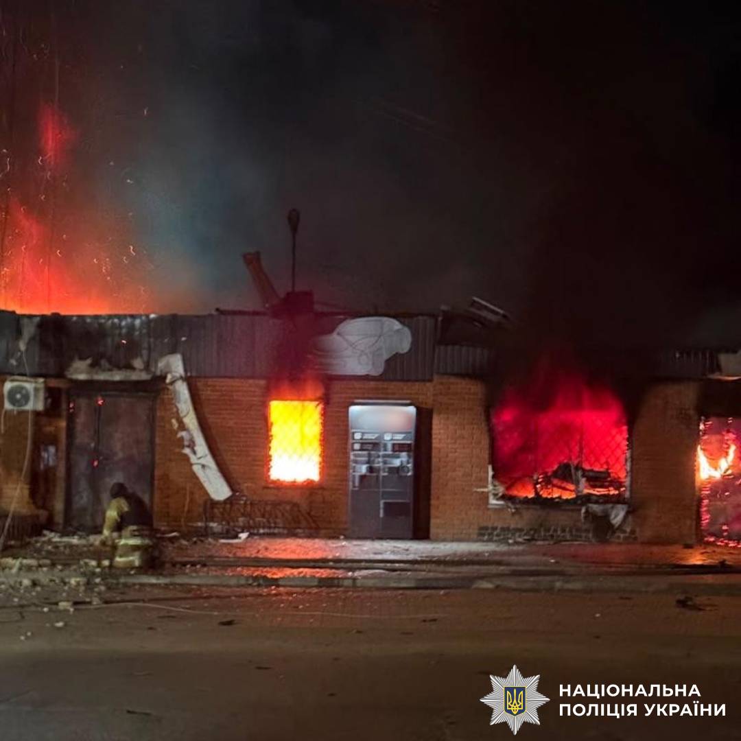 На фото наслідки ворожого обстрілу