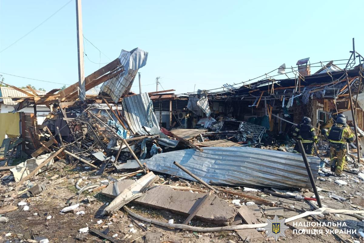 На фото наслідки ворожого обстріл