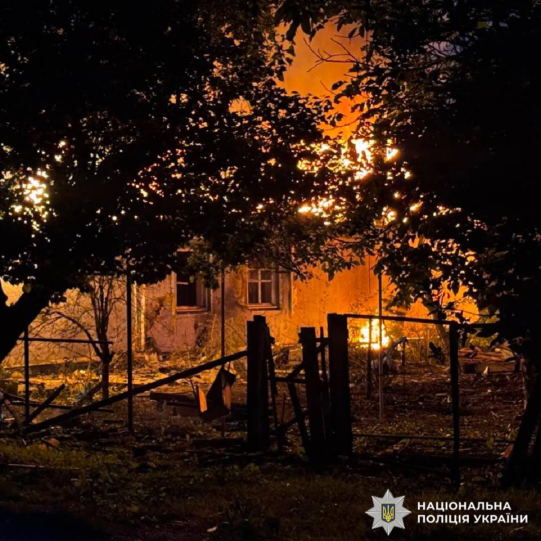 На фото наслідки ворожого обстрілу