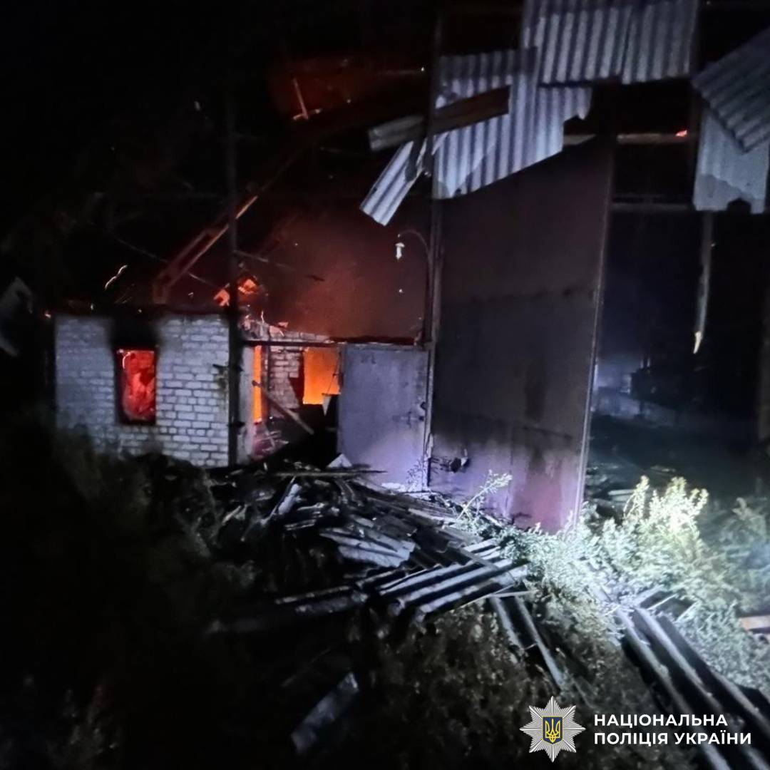 На фото наслідки ворожого обстрілу