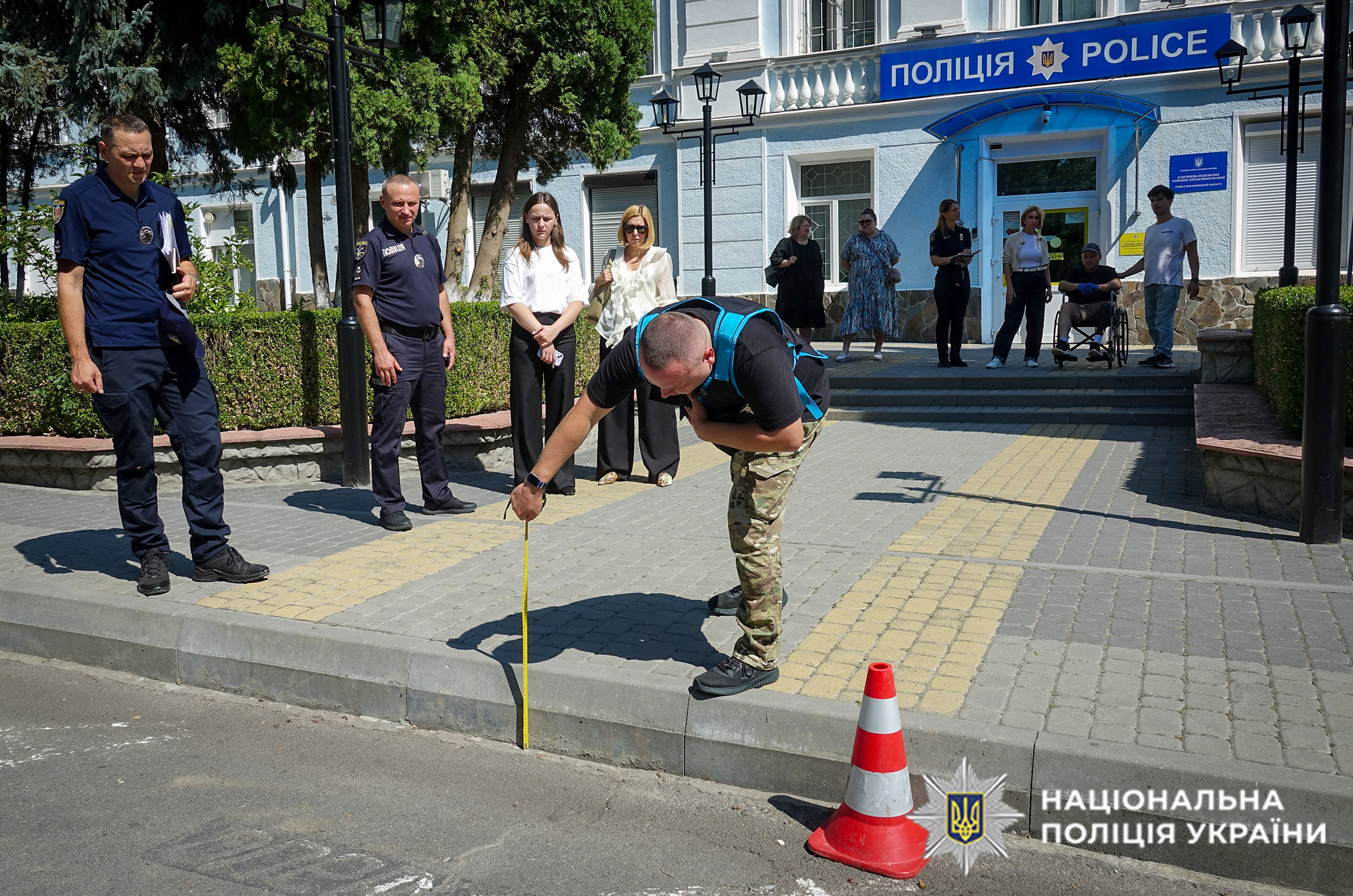 Вимілювання висоти тротуара