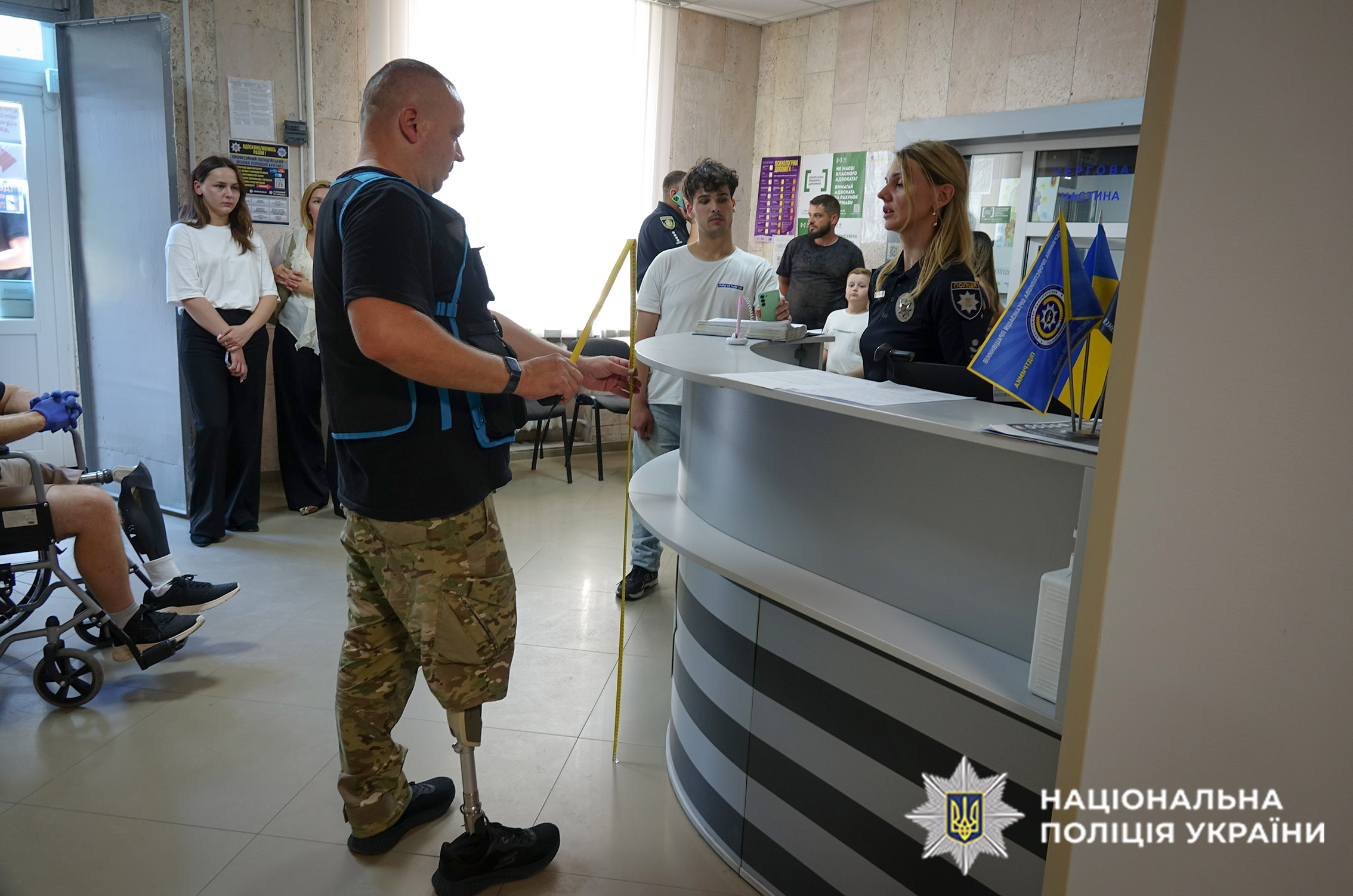 Перевірка висоти стійки фронтофіса