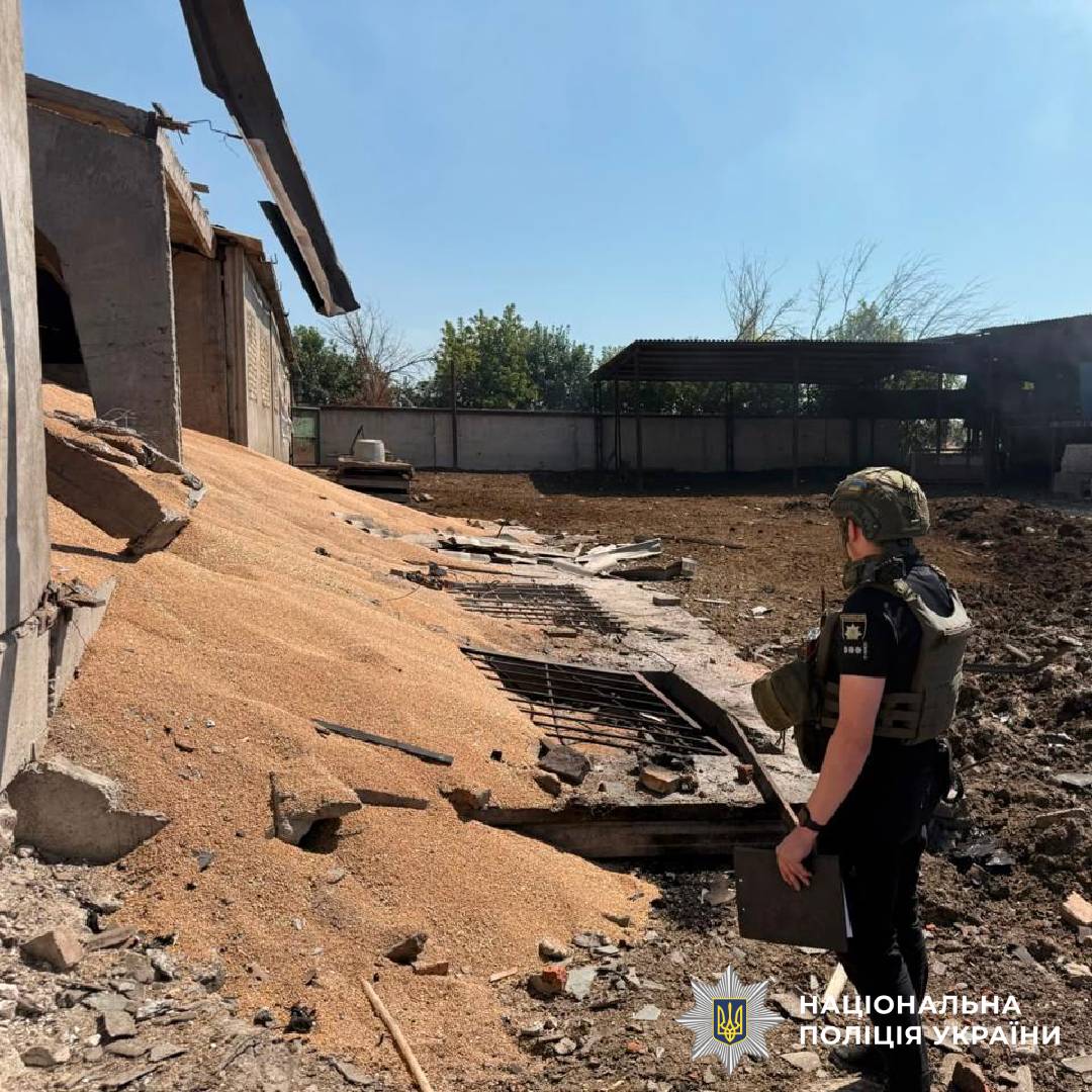 На фото наслідки ворожого обстрілу