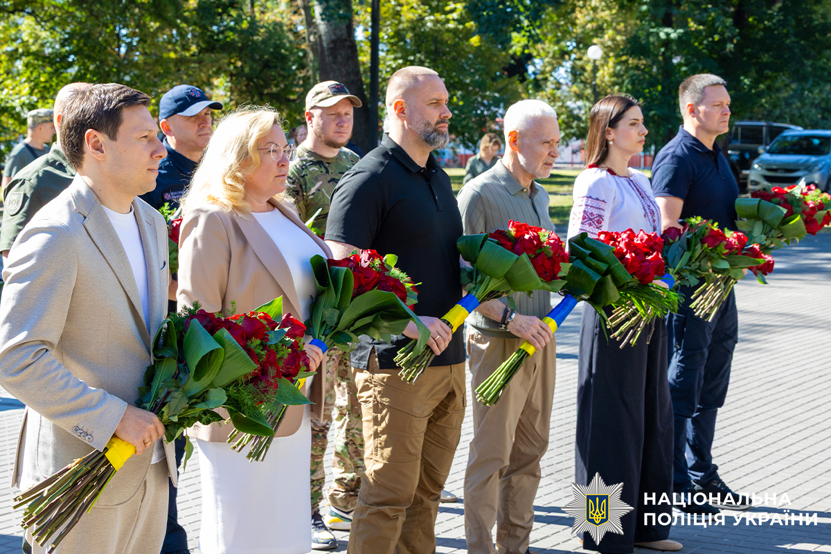 У Харкові з нагоди Дня Незалежності вшанували пам’ять полеглих захисників України