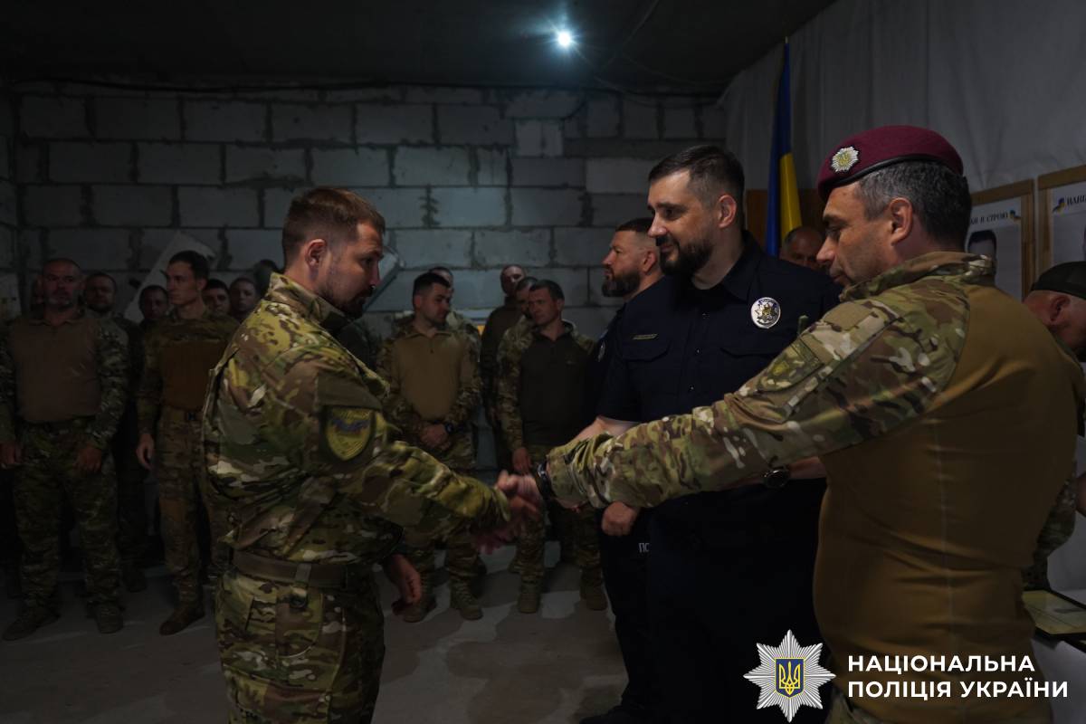 Очільник поліції Харківщини відзначив спецпризначенців з нагоди Дня Незалежності України