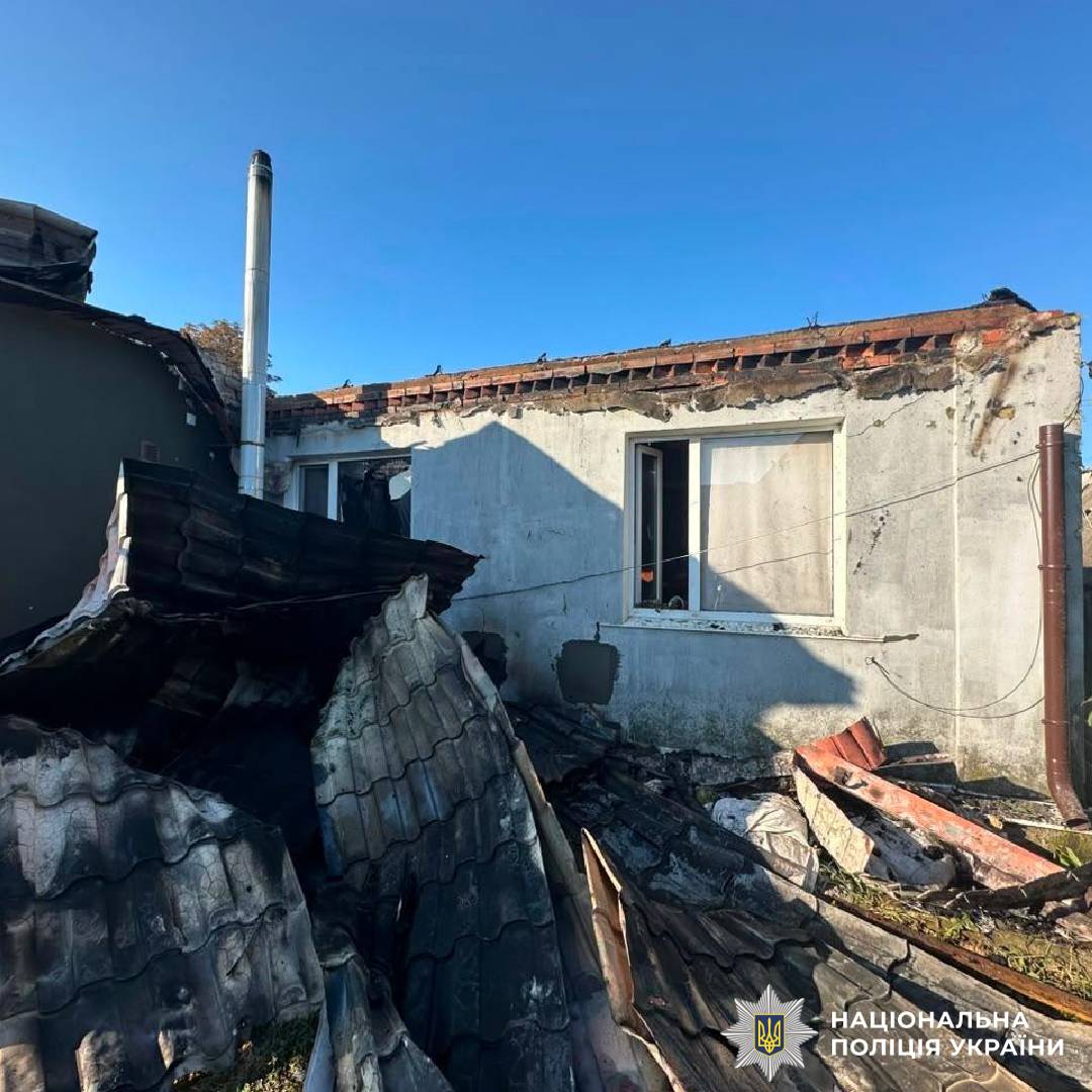 На фото наслідки ворожого обстрілу