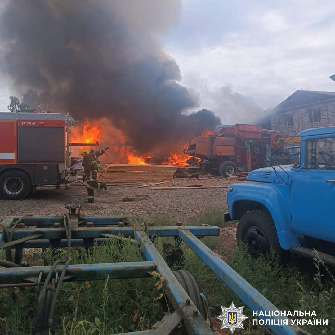 На фото наслідки ворожого обстрілу