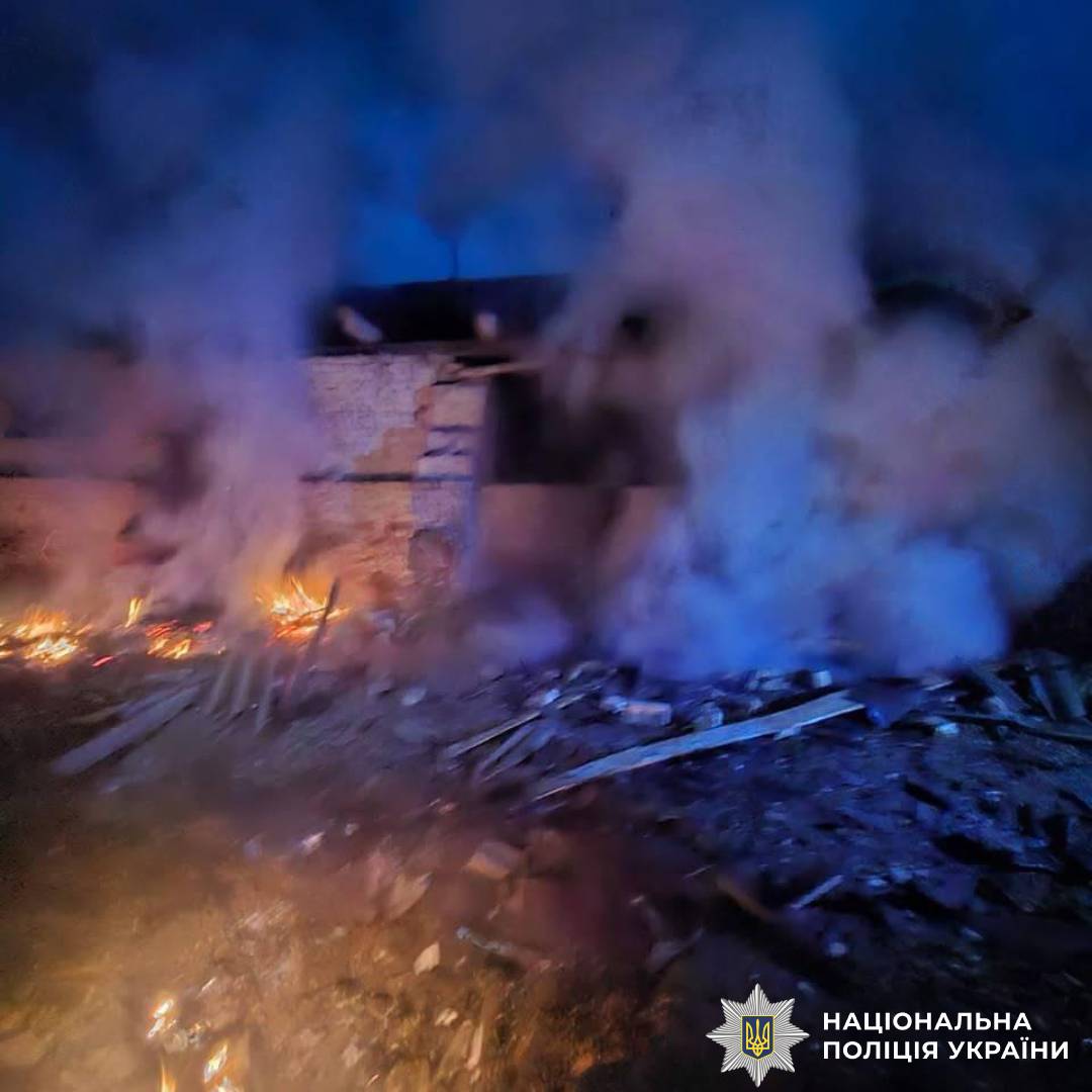 На фото наслідки ворожого обстрілу