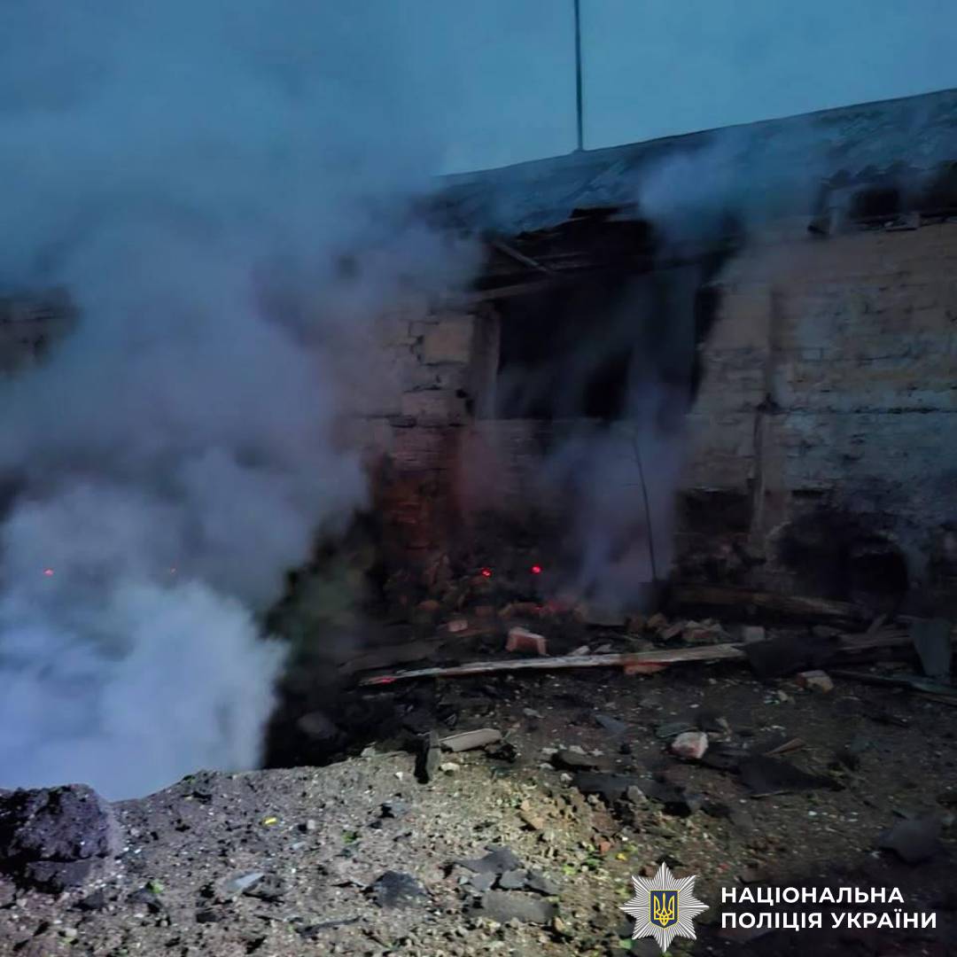 На фото наслідки ворожого обстрілу