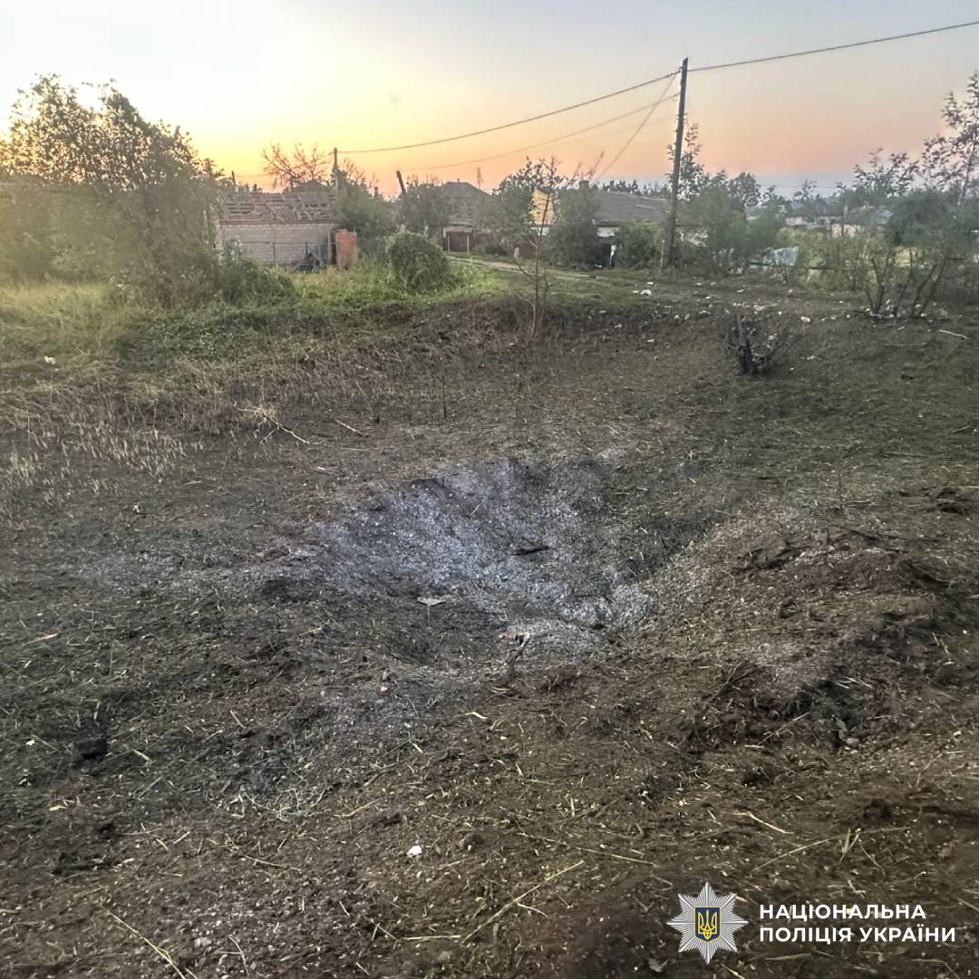 На фото наслідки ворожого обстрілу
