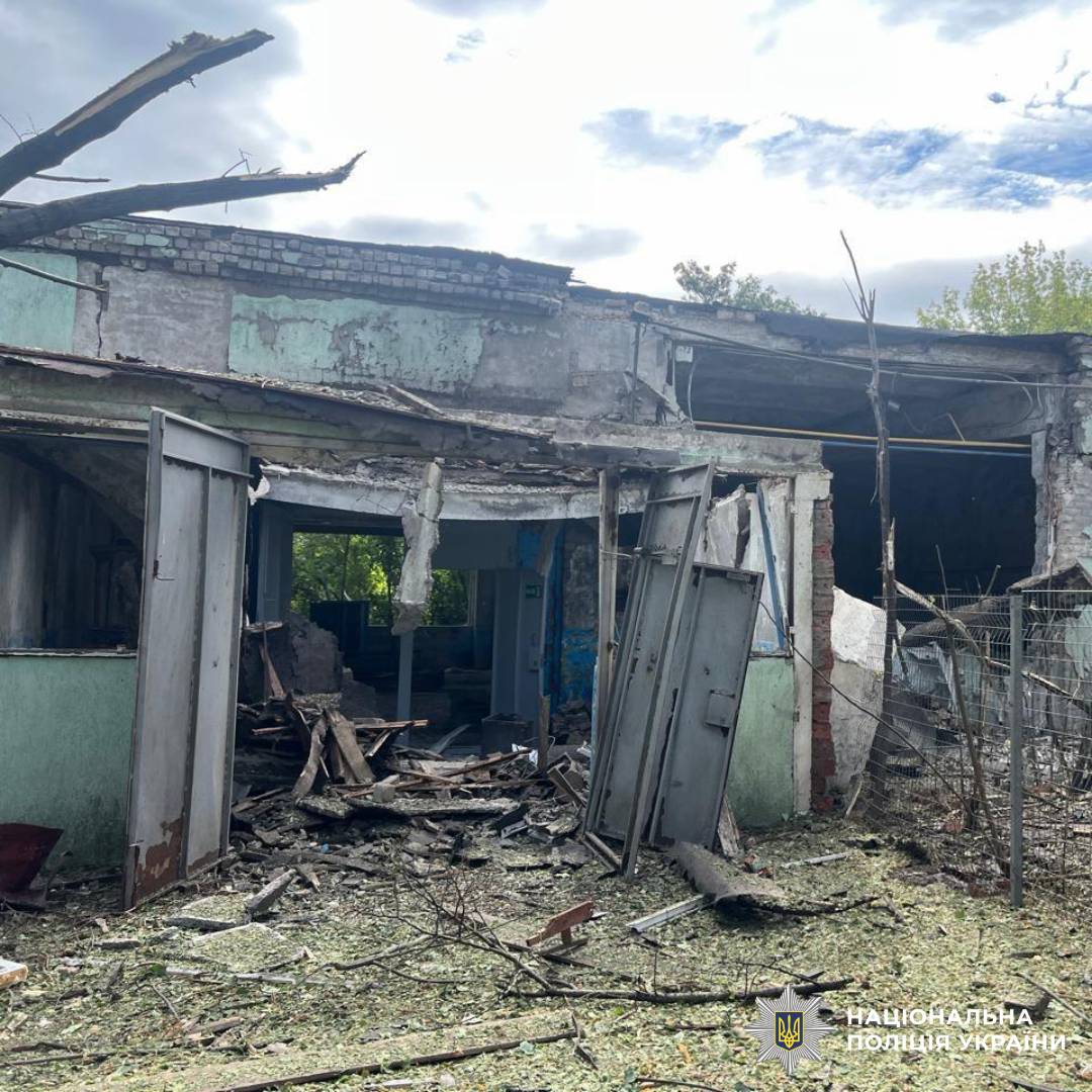 На фото наслідки ворожого обстрілу