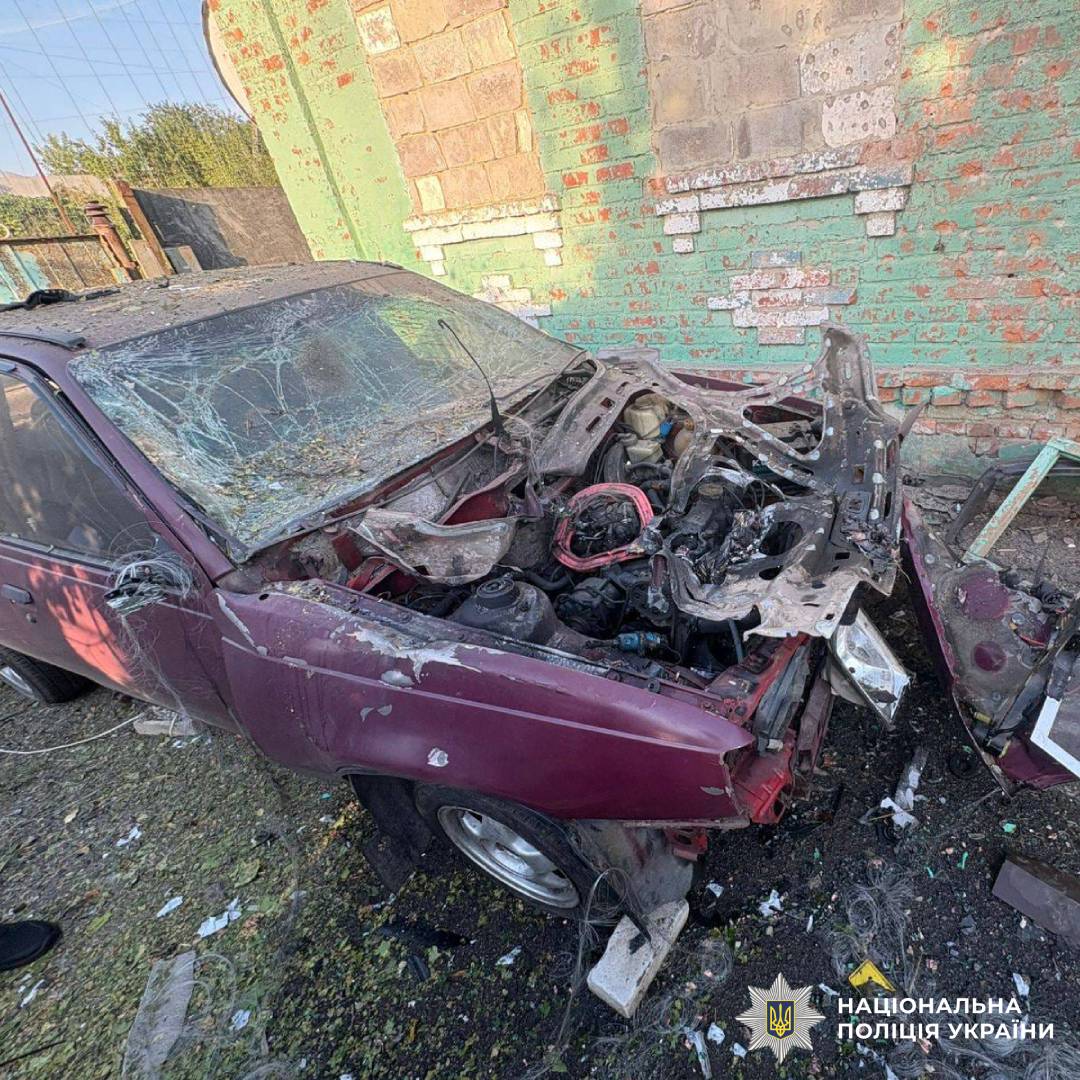 На фото наслідки ворожого обстрілу