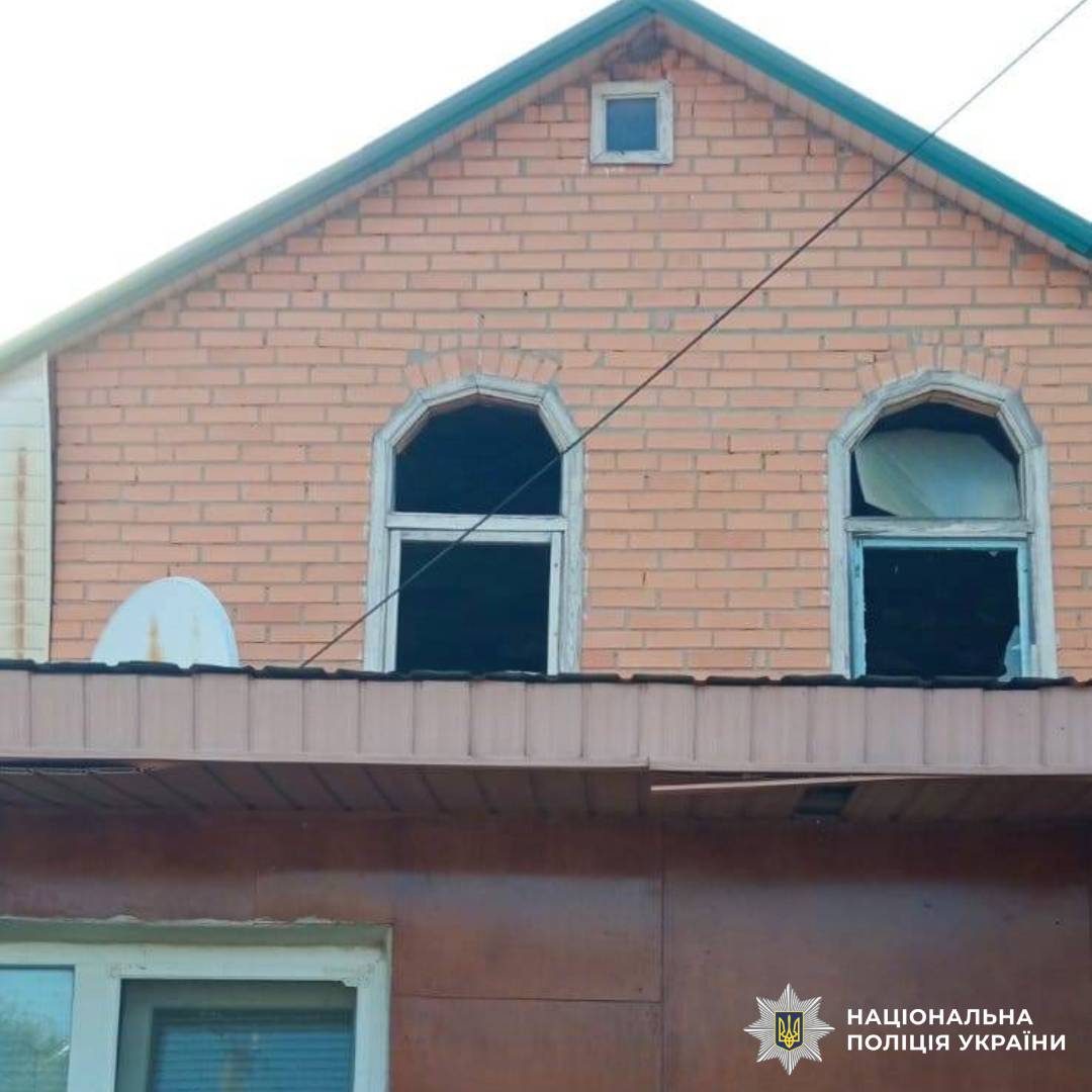 На фото наслідки ворожого обстрілу