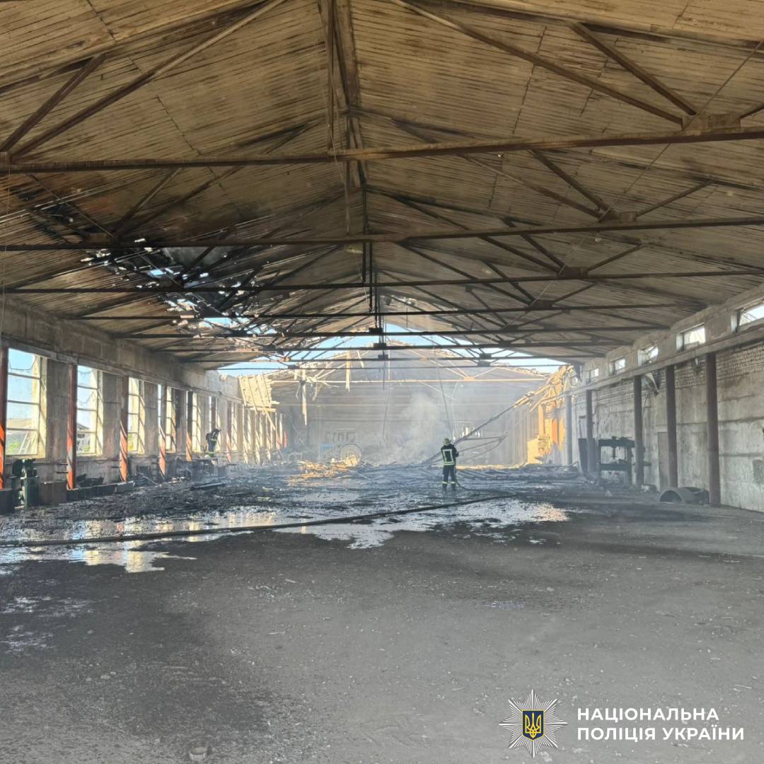 На фото наслідки ворожого обстрілу