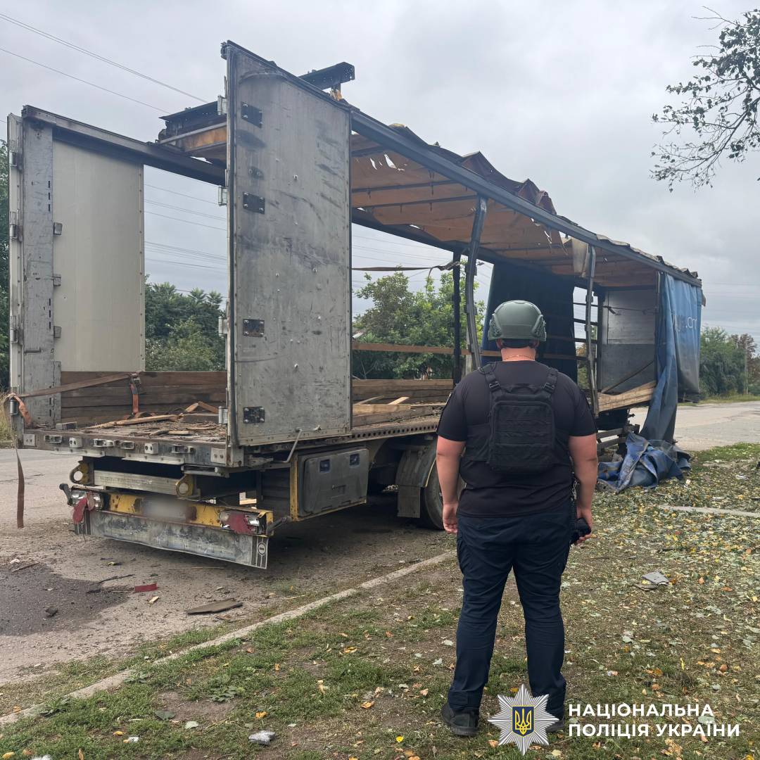 На фото наслідки ворожого обстрілу