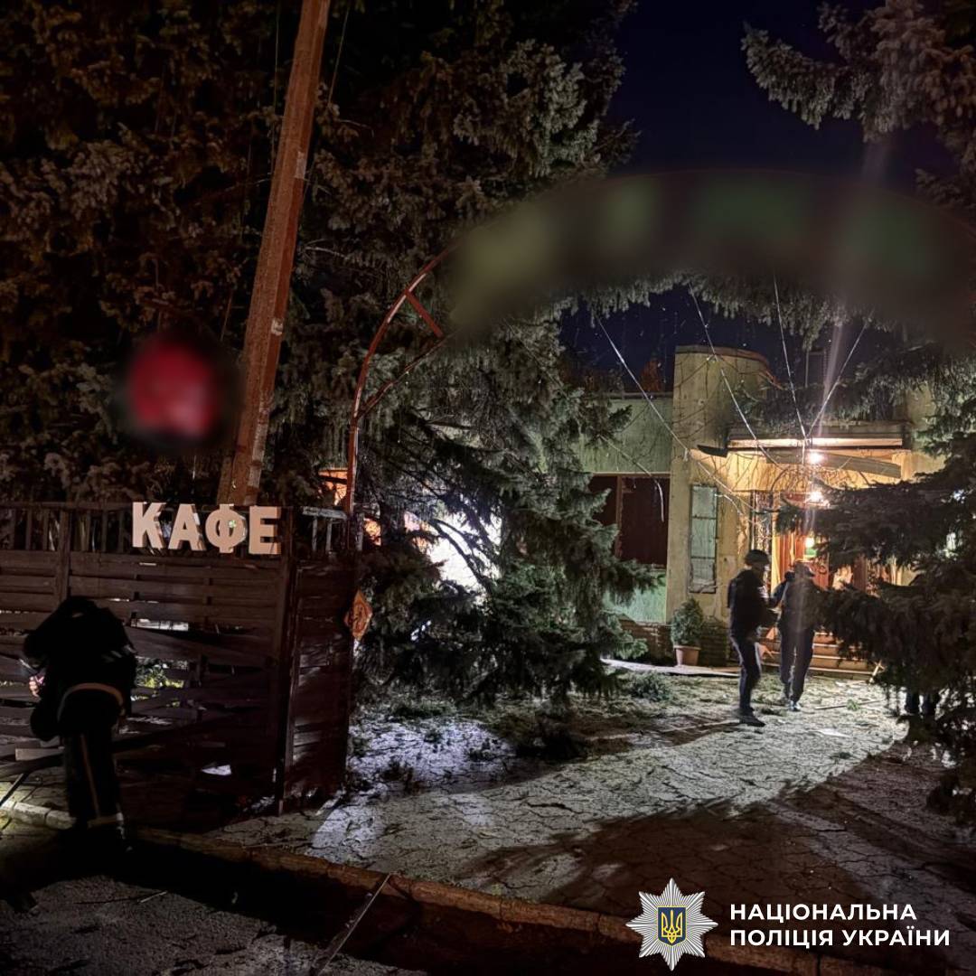 На фото наслідки ворожого обстрілу