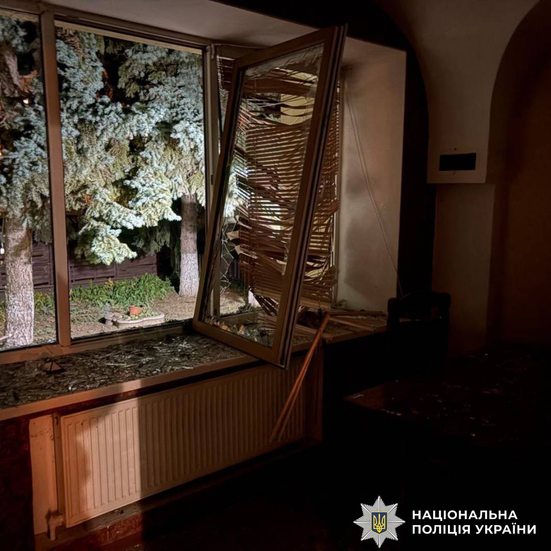 На фото наслідки ворожого обстрілу