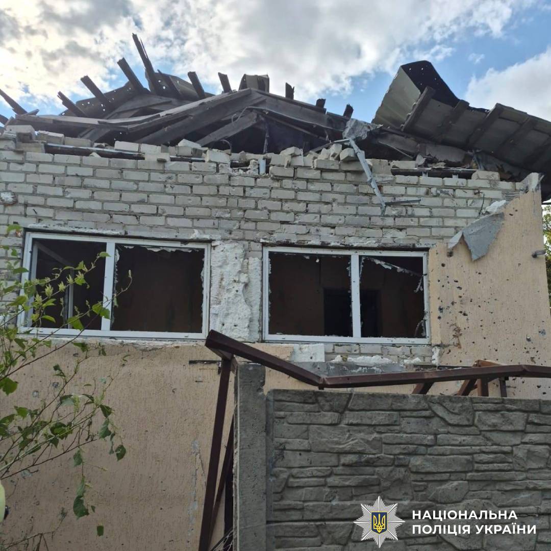 На фото наслідки ворожого обстрілу