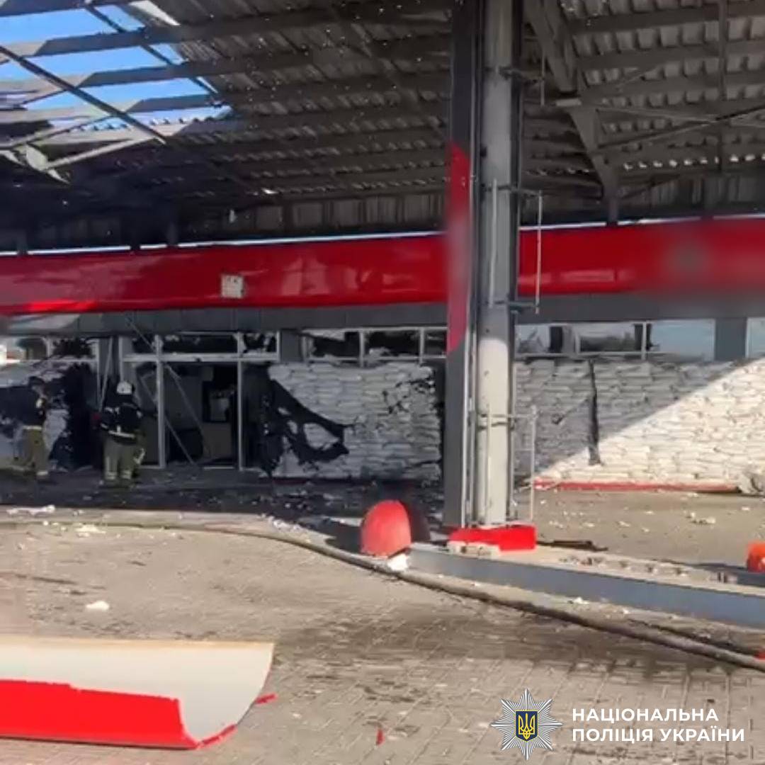На фото наслідки ворожого обстрілу