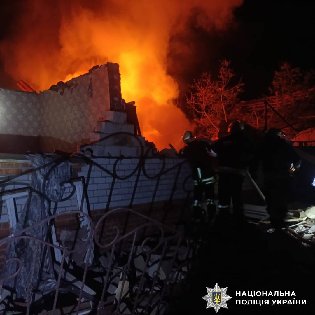 На фото наслідки ворожого обстрілу