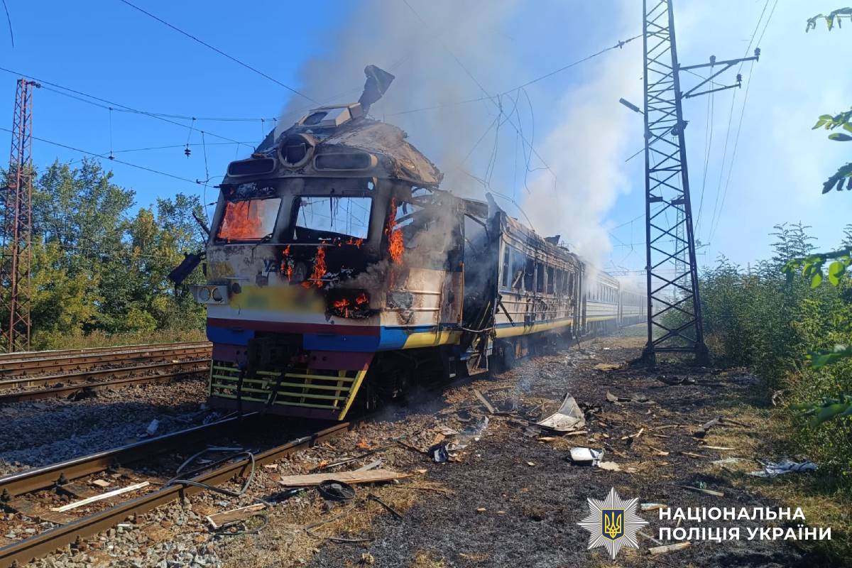 На фото наслідки ворожого обстрілу