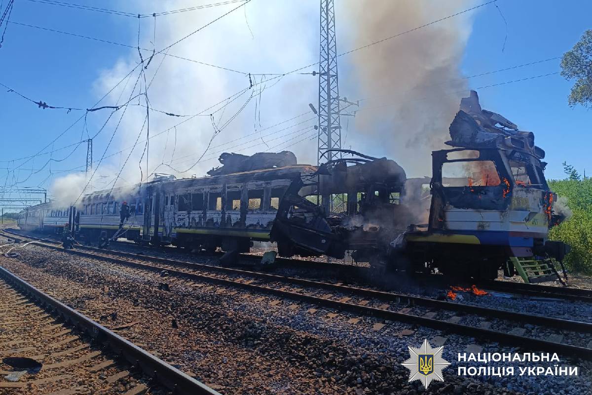 На фото наслідки ворожого обстрілу