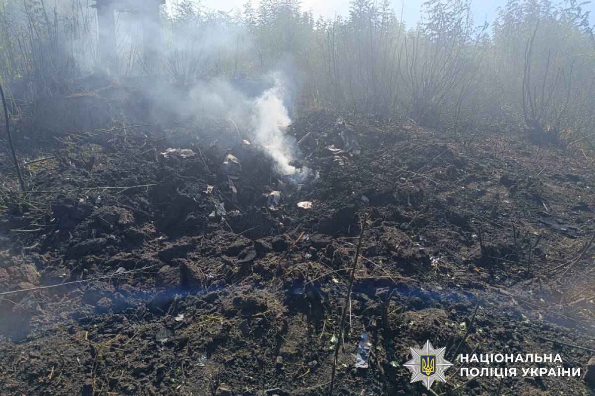 На фото наслідки ворожого обстрілу