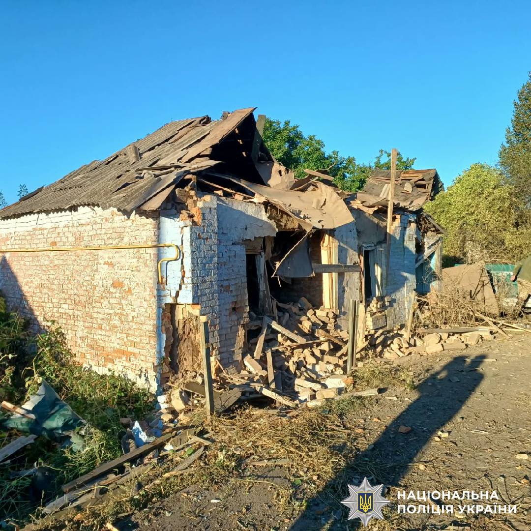 На фото наслідки ворожого огбстрілу