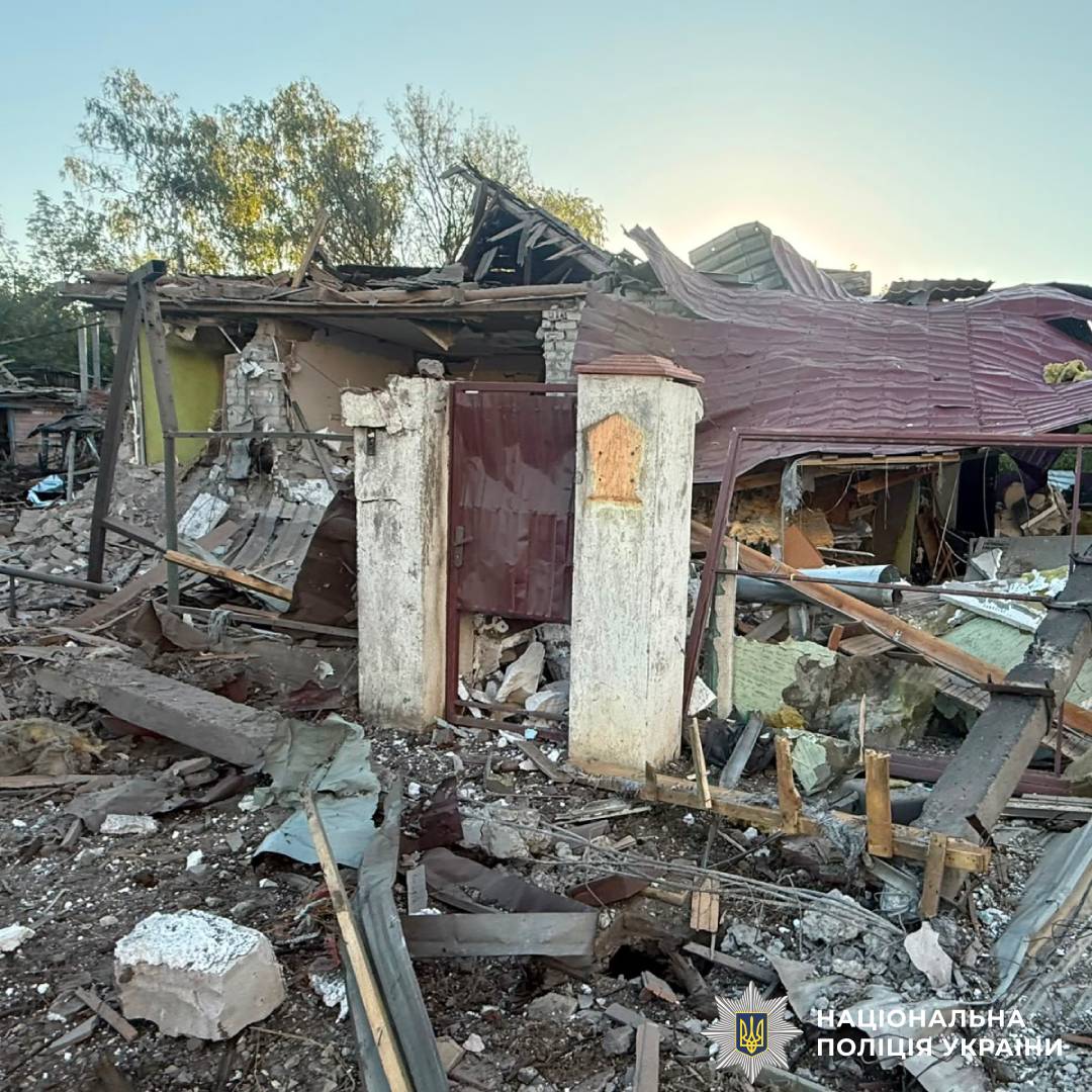 На фото наслідки ворожого огбстрілу