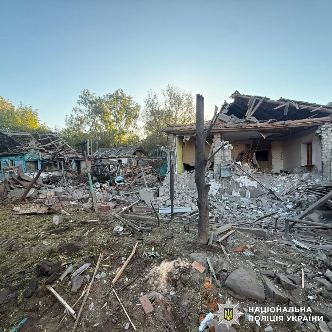 На фото наслідки ворожого огбстрілу