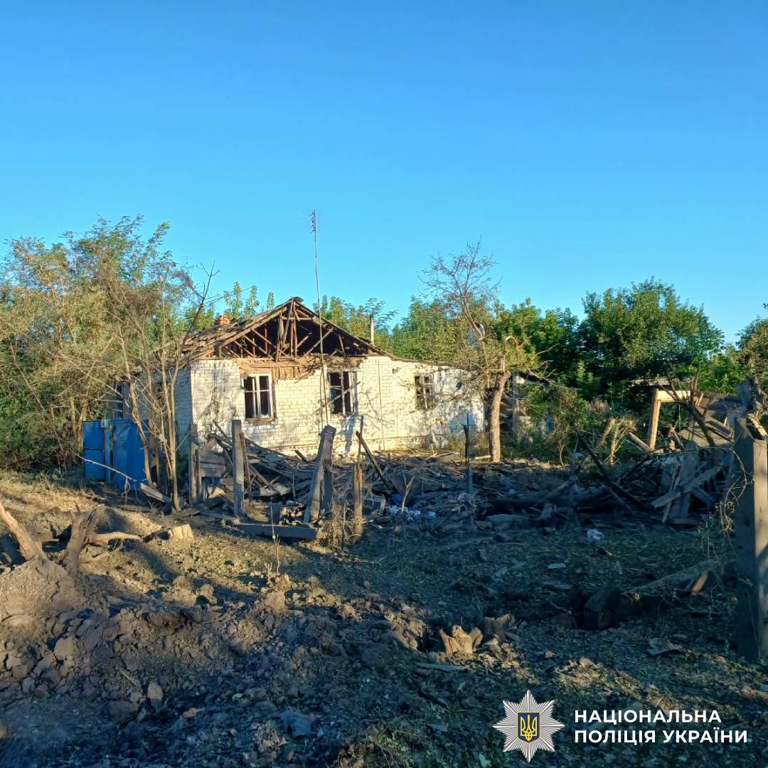 На фото наслідки ворожого огбстрілу