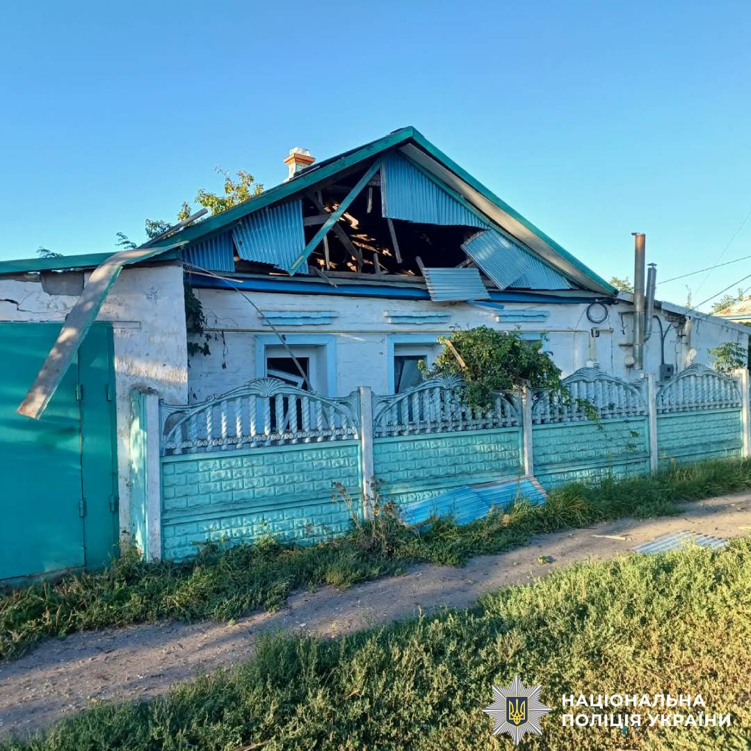На фото наслідки ворожого огбстрілу