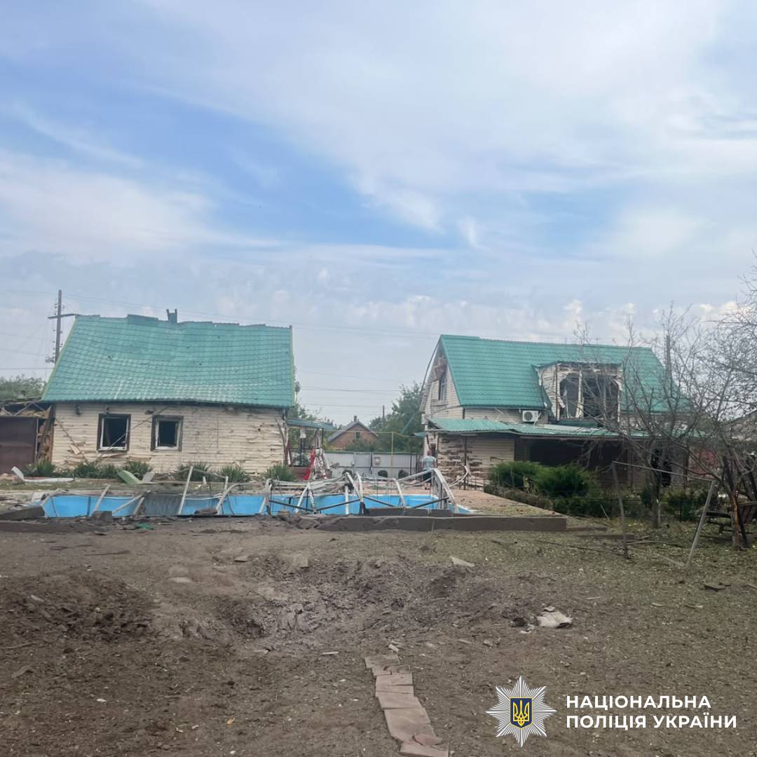 На фото наслідки ворожого обстрілу