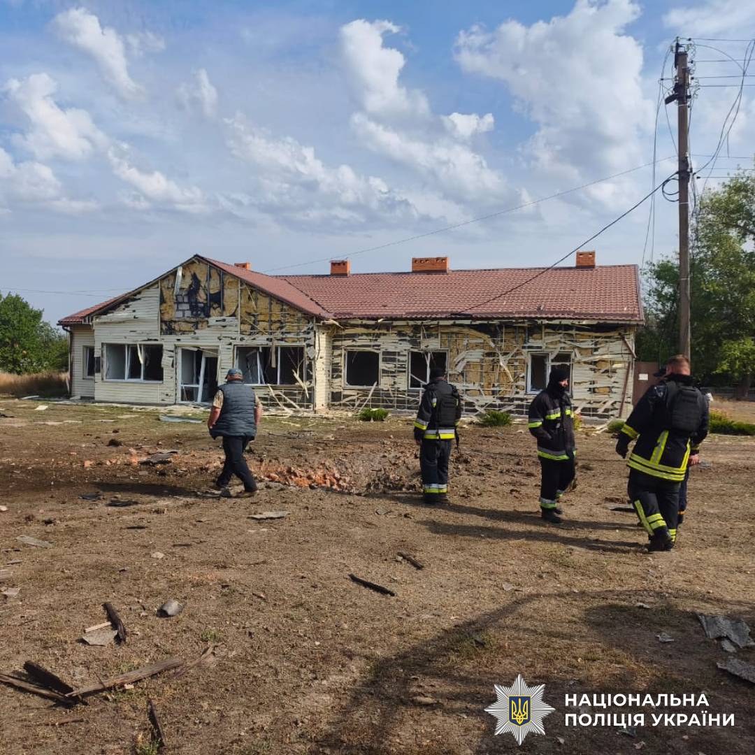 На фото наслідки ворожого обстрілу