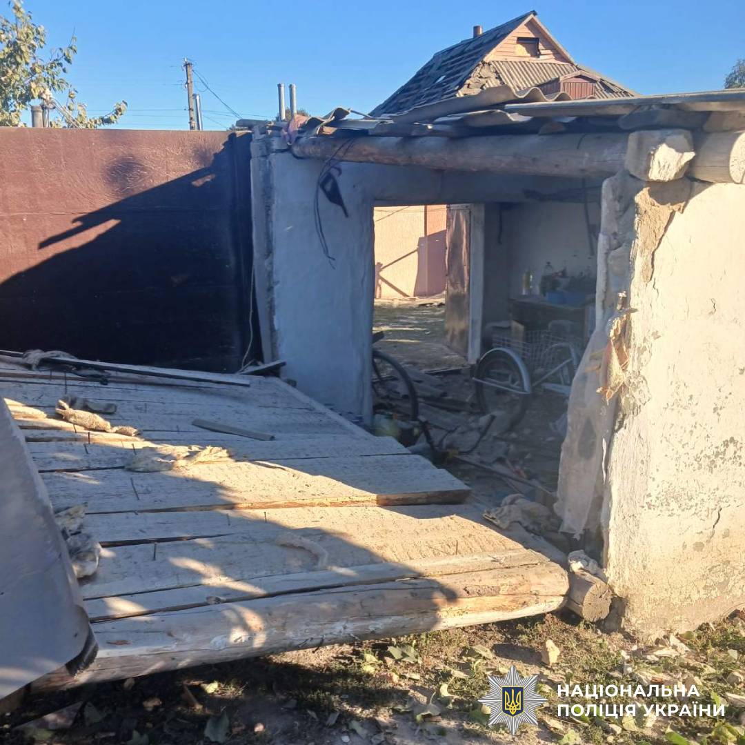 На фото наслідки ворожого обстрілу