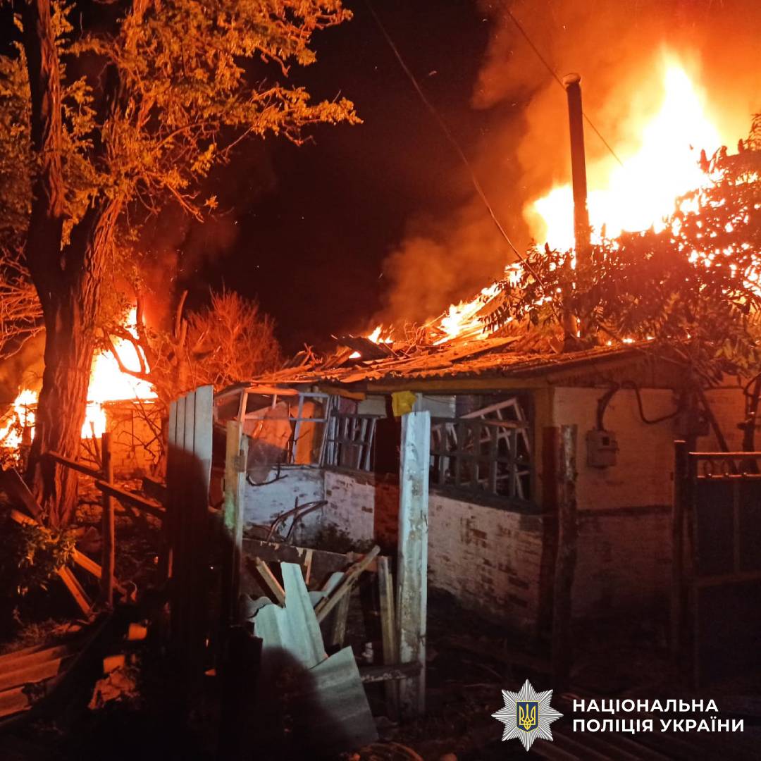 На фото наслідки ворожого обстрілу