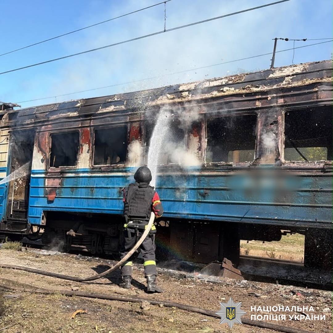 На фото наслідки ворожого обстрілу
