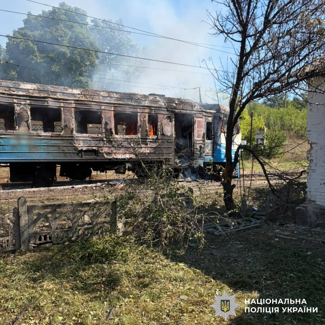 На фото наслідки ворожого обстрілу