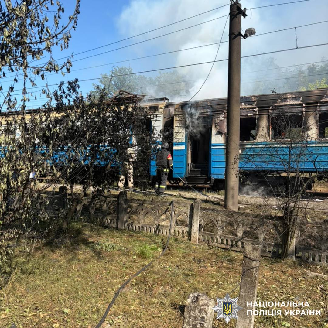 На фото наслідки ворожого обстрілу