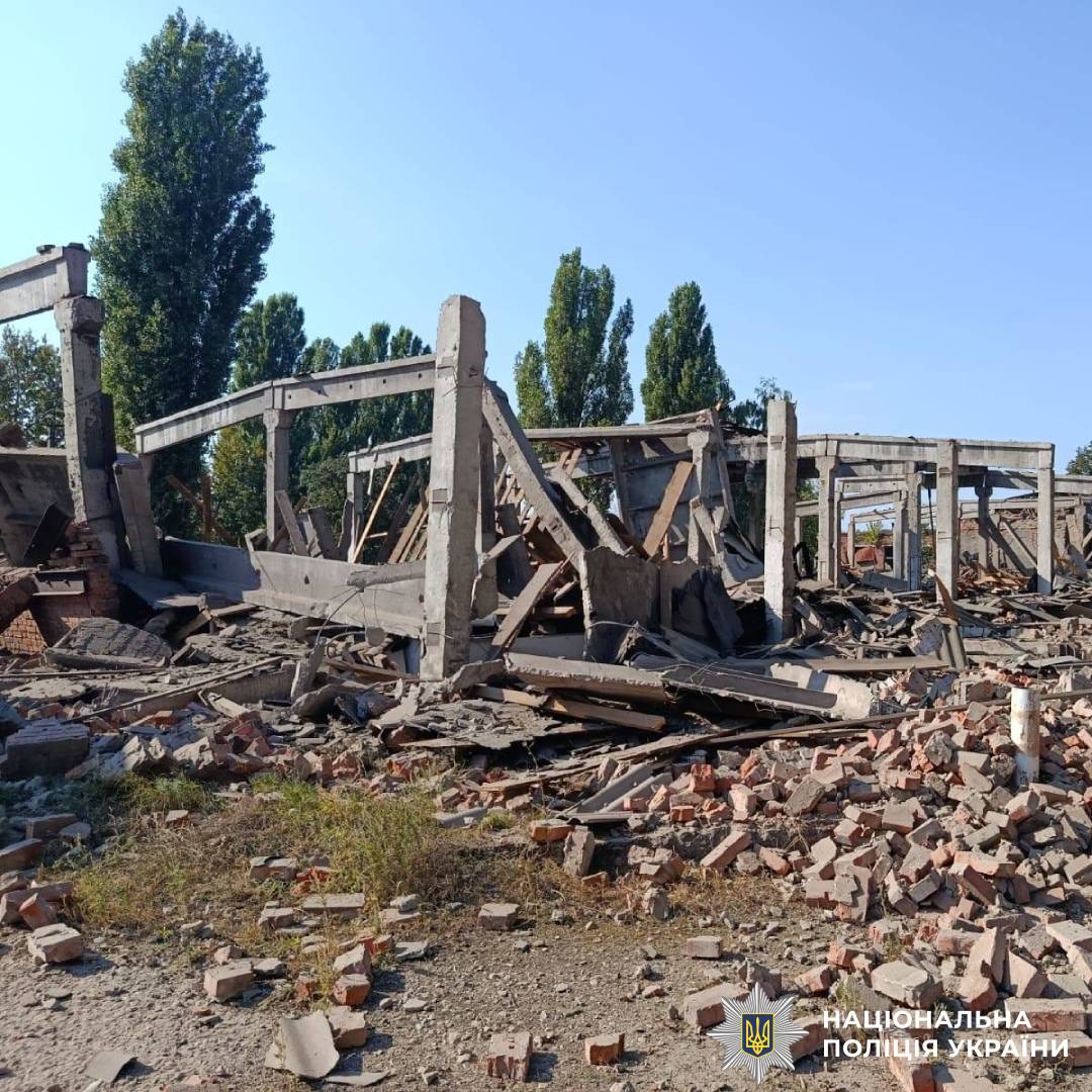 На фото наслідки ворожого обстрілу