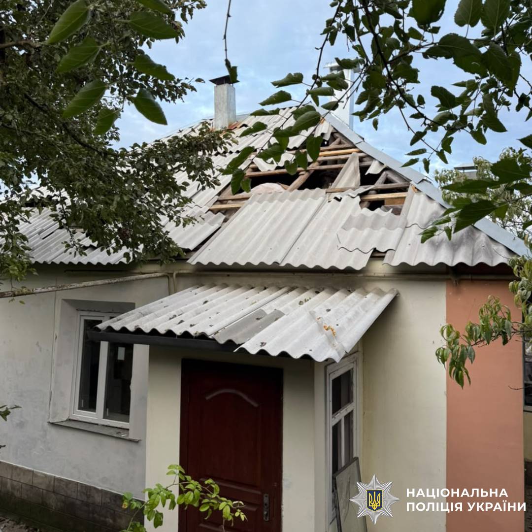 На фото наслідки ворожого обстрілу