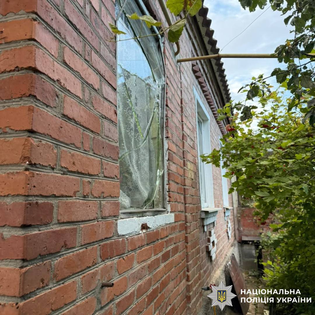 На фото наслідки ворожого обстрілу