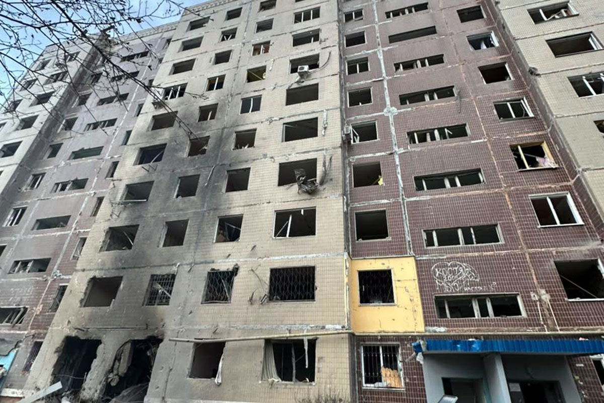 Пошкоджений будинок