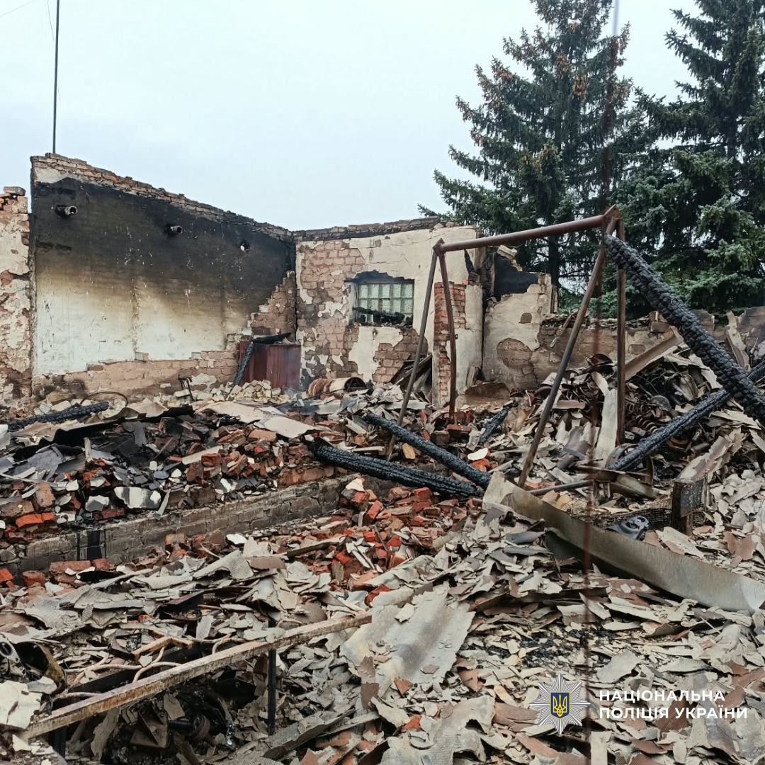 поліцейські задокументували наслідки воєнних злочинів військових рф на Харківщині