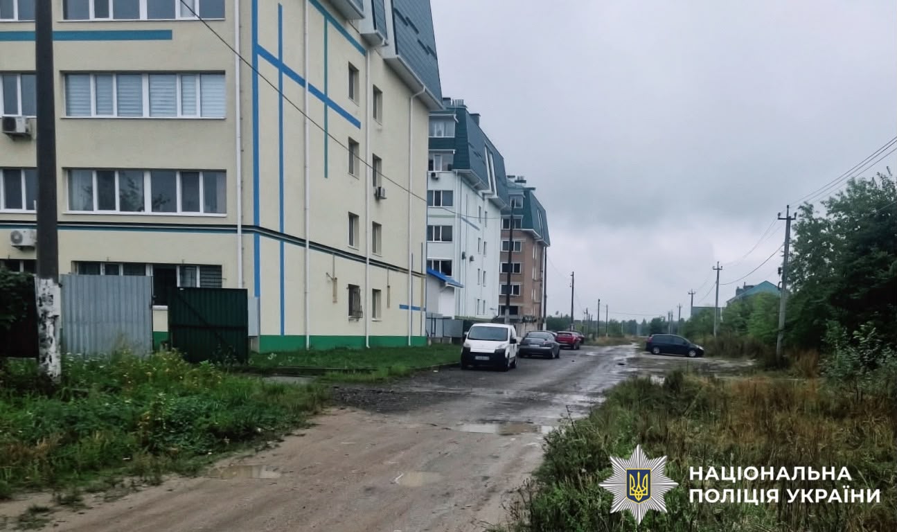 На фотографії зображено вулицю та будинок.